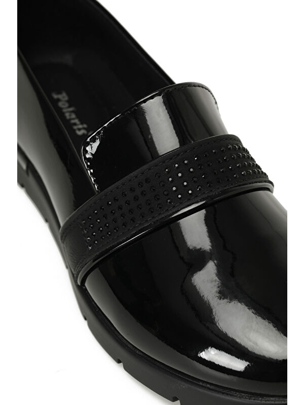 166541.RZ4PR Siyah Kadın Loafer - Görsel 8
