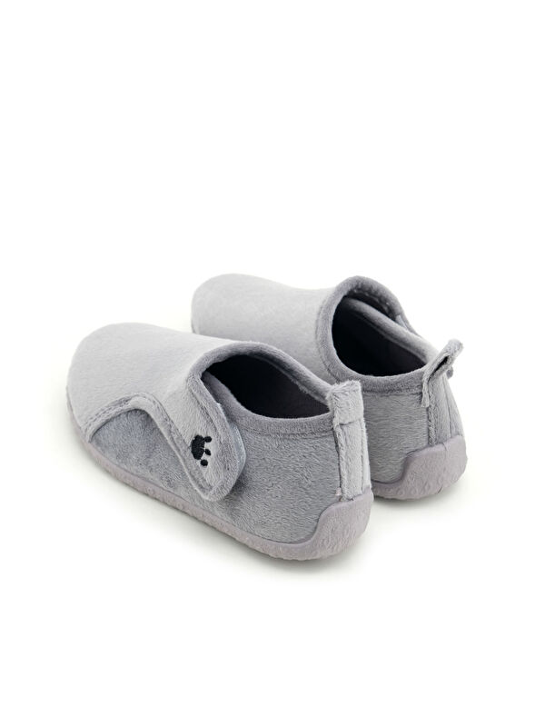 Kışlık Kız Çocuk Rahat Taban Cırt Cırtlı Ayarlanabilir Ev Okul Kreş Panduf Ayakkabı - Görsel 5