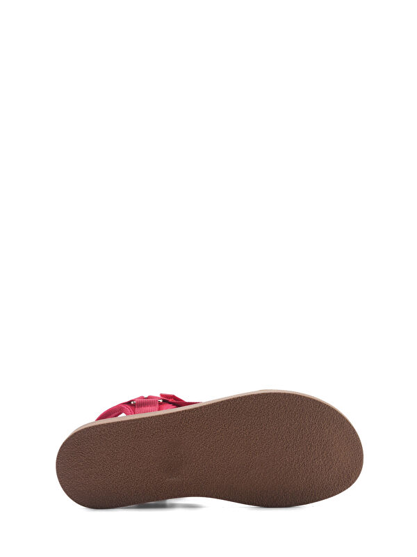 166924.Z5FX Kırmızı Kadın Comfort Sandalet - Görsel 5