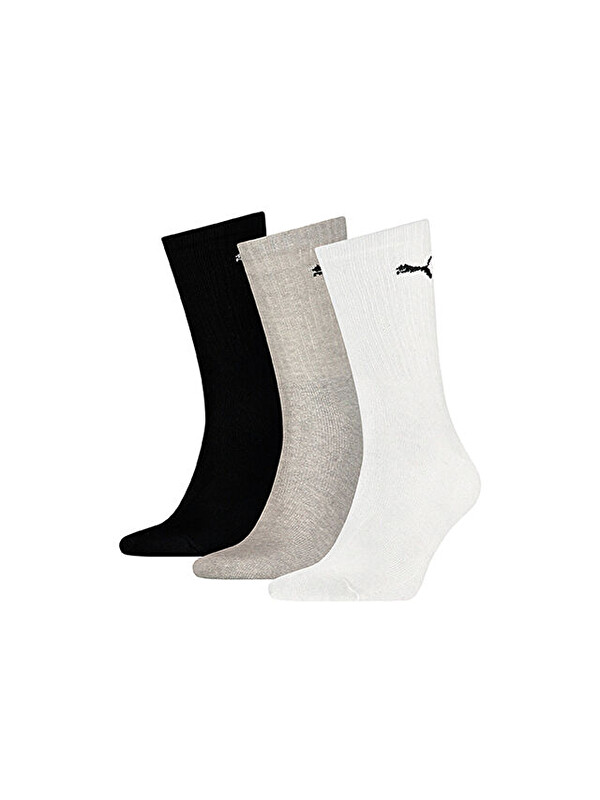 Puma Crew Sock 3P Çorap (3 Çift) 88035510 Renkli