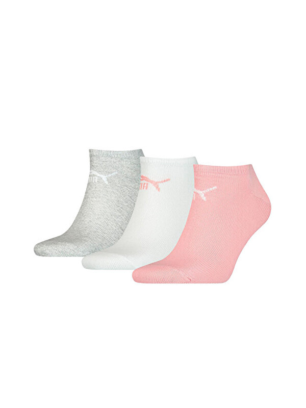 Puma Sneaker-V 3P Çorap (3 Çift) 88749711 Renkli