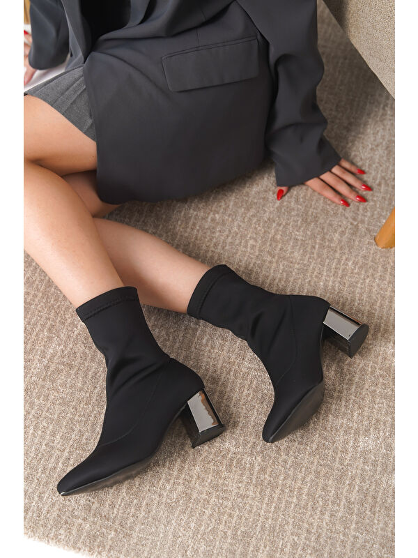 D651 Kadın Streç Su Geçirmez Bot - Görsel 2