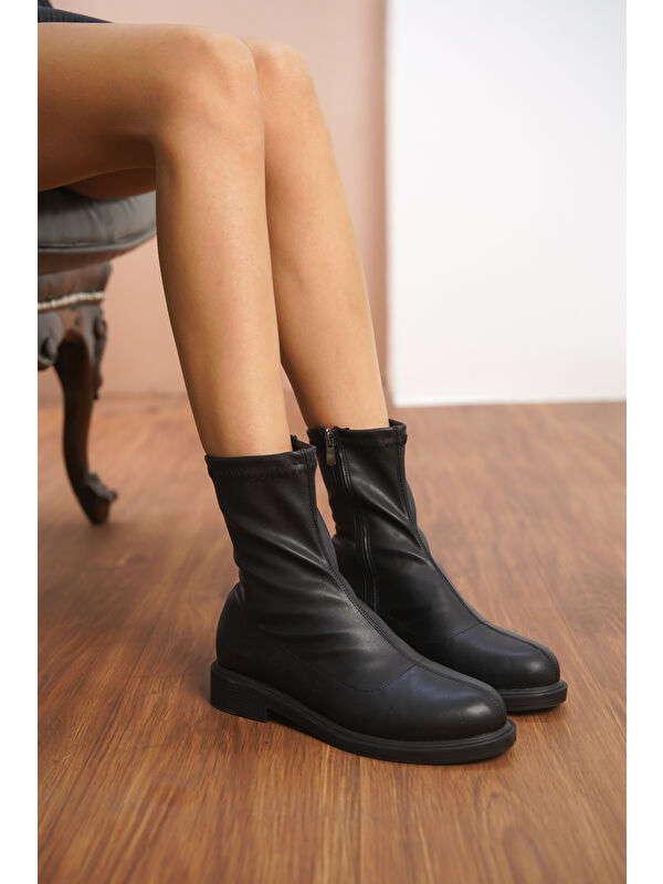 D292 Kadın Soğuk Geçirmez Kışlık Bot - Görsel 4