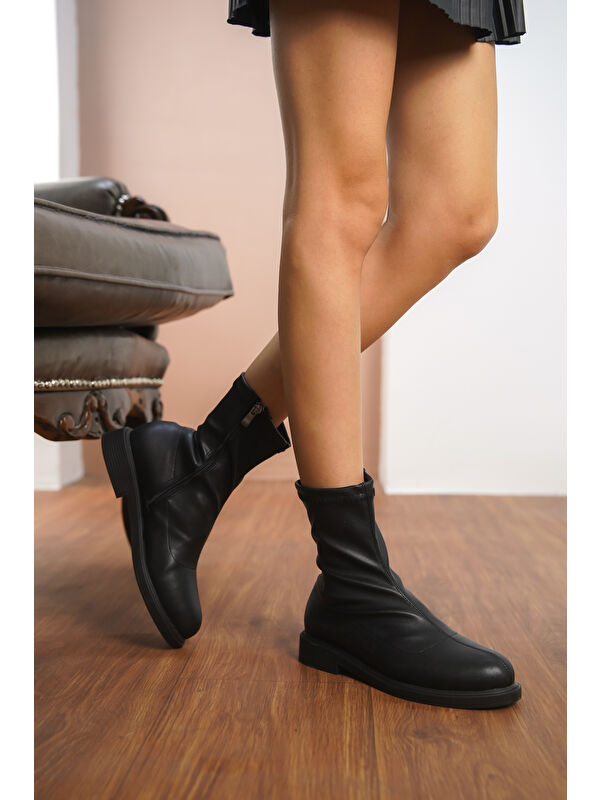 D292 Kadın Soğuk Geçirmez Kışlık Bot - Görsel 5