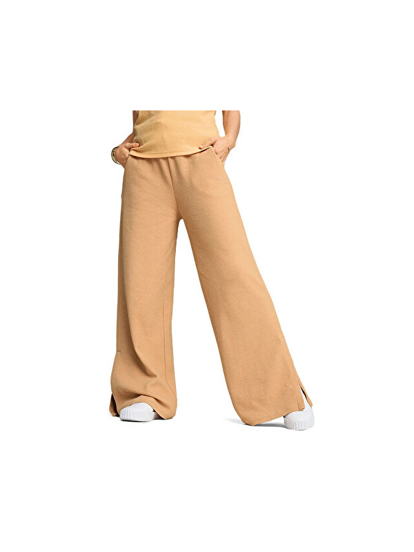 Puma Her High-Waist Straight Pant Kadın Günlük Eşofman Altı 68506163 Renkli