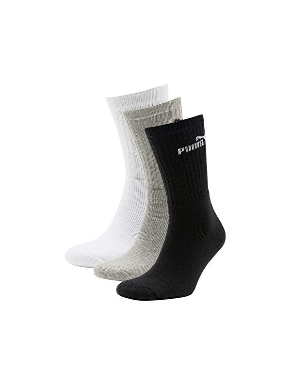 Puma Elements Crew Sock 3P Çorap (3 Çift) 88329610 Renkli