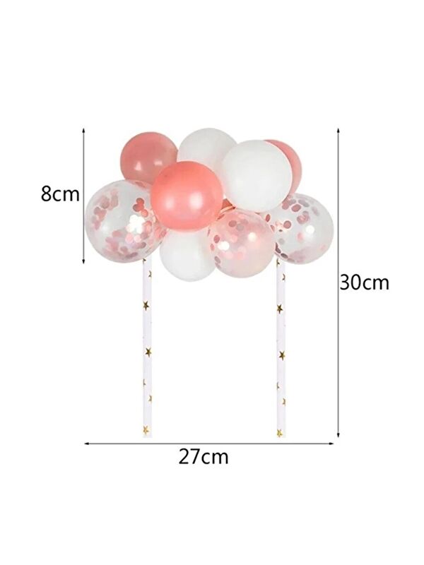 Le Mabelle Rose Balon Pasta Süsü
