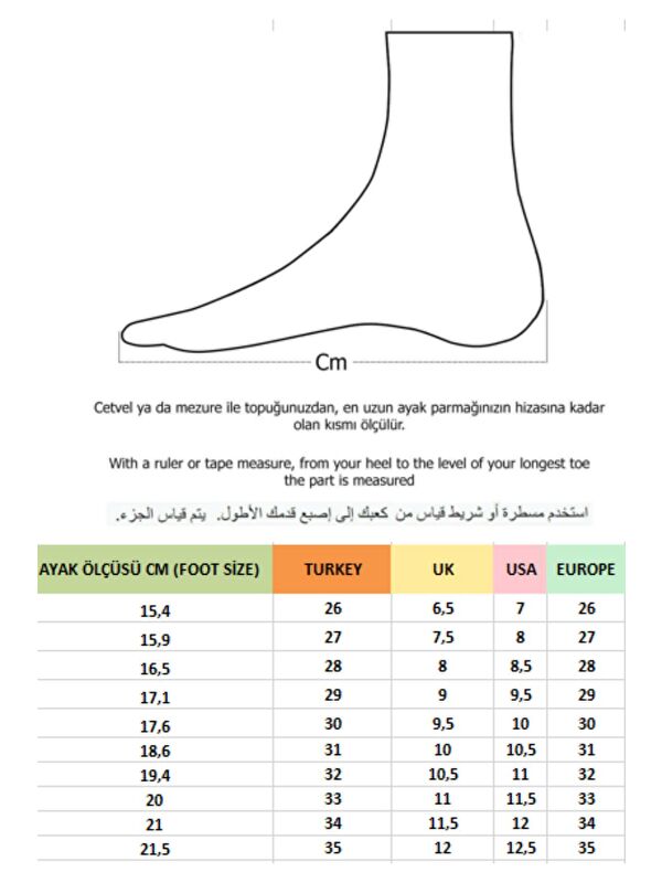 Kukuli Bağcıklı ve Cırtlı Ortopedik Çocuk Spor Bot - Görsel 5