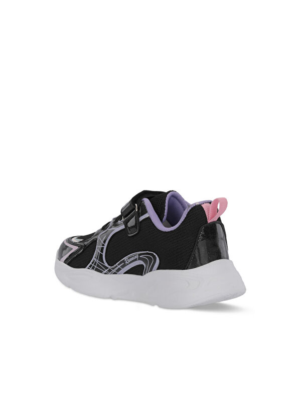 KELSY Kız Çocuk Siyah / Mor Günlük Spor Ayakkabısı - Görsel 4
