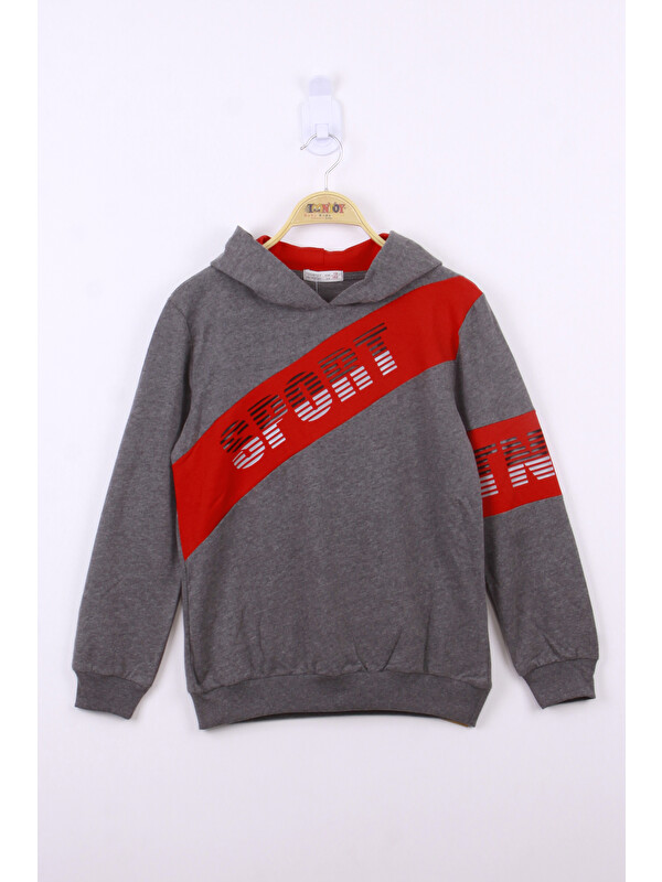 Toontoykids Erkek Sport Baskılı Sweatshirt