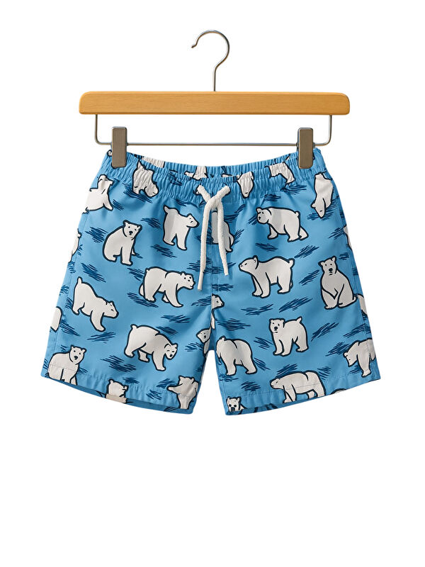 My Kids Wear Paraşüt Kumaş Su Tutmayan Erkek Çocuk Deniz Şortu