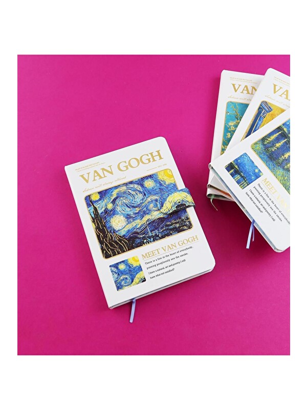 Bam Hediyelik Eşya Van Gogh Tasarımlı B6 112 Yaprak Defter BM-1719