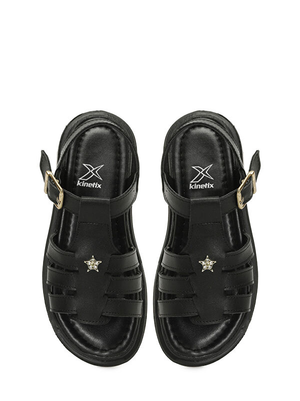 NOVALE F 5FX Siyah Kız Çocuk Sandalet - Görsel 5