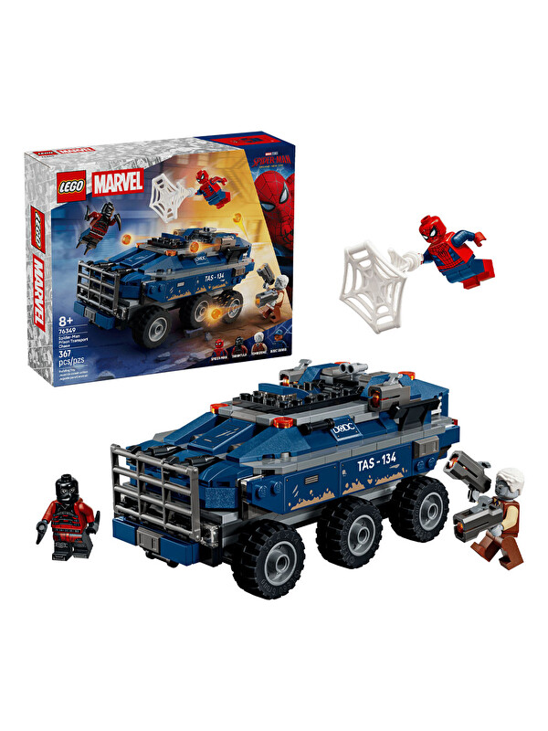 Lego Marvel Örümcek Adam Hapishane Nakliye Aracı Takibi 76349