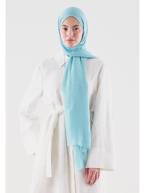 Fresh Scarfs Dubai Premium Şal Gök Mavi