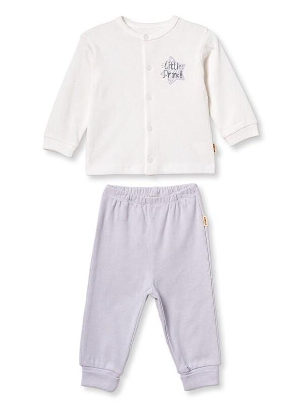 BabyCosy Organic  Bebek Alt Üst Takım %100 Organik Pamuk , Bebek - Yenidoğan-CSYR4528