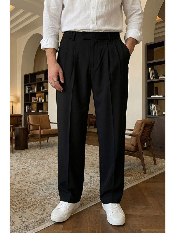 Livio Ferri Baluga Extra Baggy Erkek Kumaş Pantolon