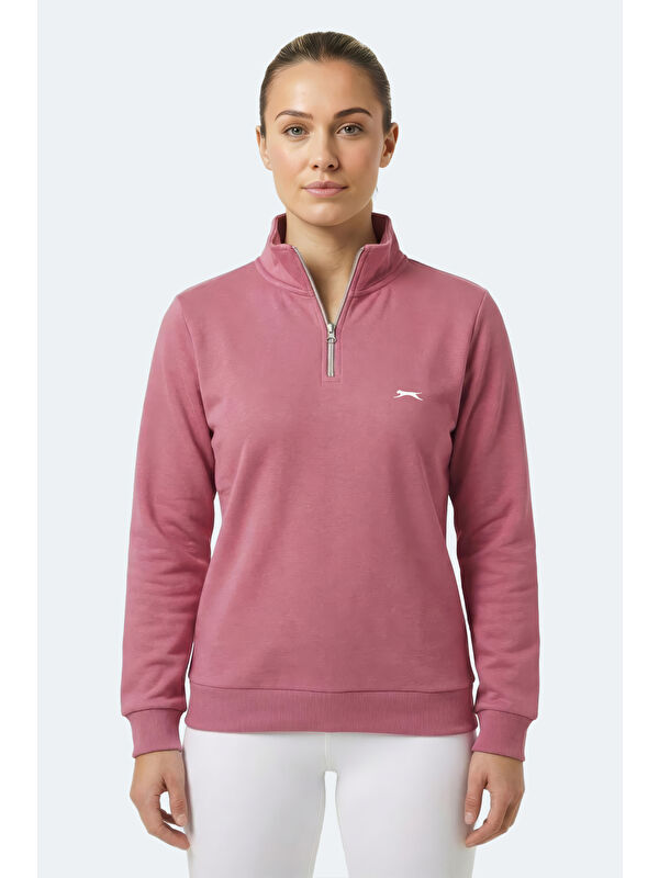 SLAZENGER MAXIS I Kadın Pembe Sweatshırt