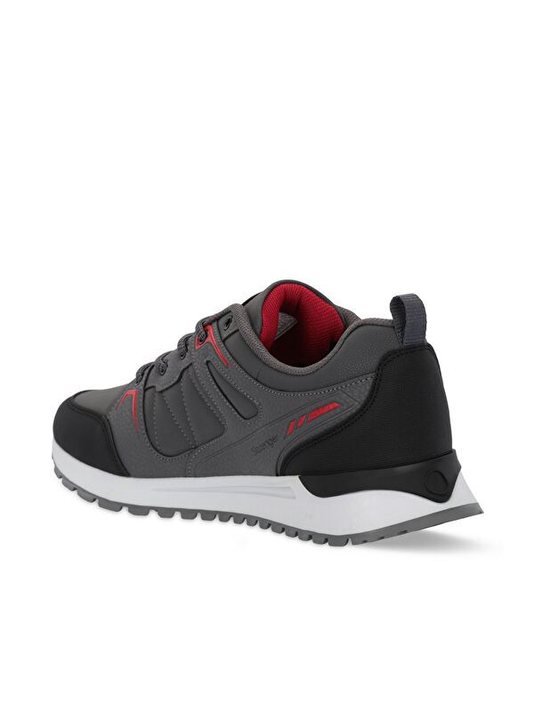 OUTBACK I Erkek Koyu Gri / Kırmızı Günlük Spor Ayakkabısı - Görsel 4