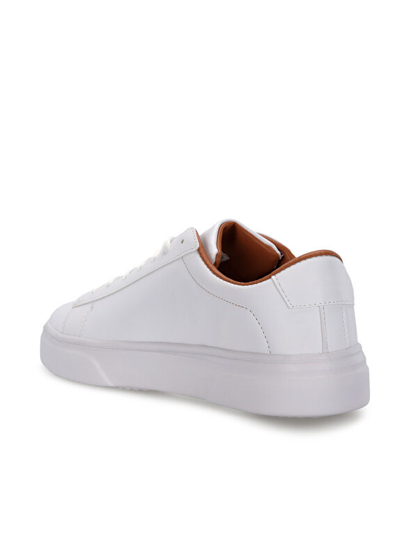 FLASH IN Erkek Beyaz / Taba Günlük Spor Ayakkabısı - Görsel 4