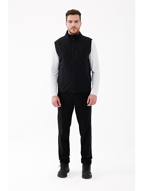2AS Bowen İnce Softshell Unısex Yelek Siyah