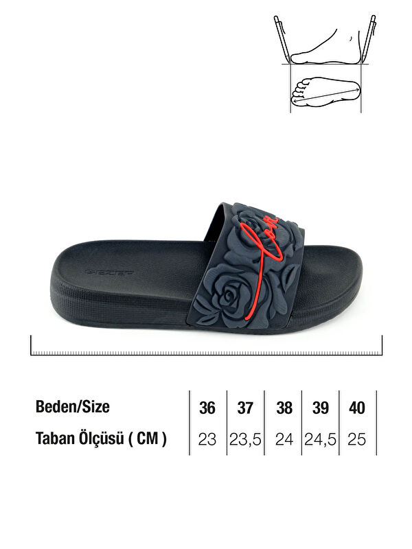 Kadın Yazlık Rahat Taban Ev Bahçe Günlük Terlik - Görsel 3