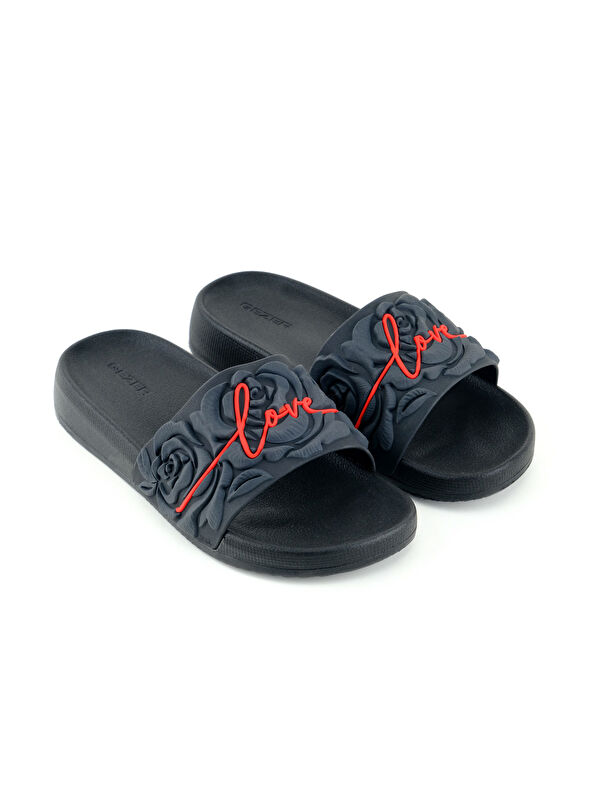 Kadın Yazlık Rahat Taban Ev Bahçe Günlük Terlik - Görsel 4