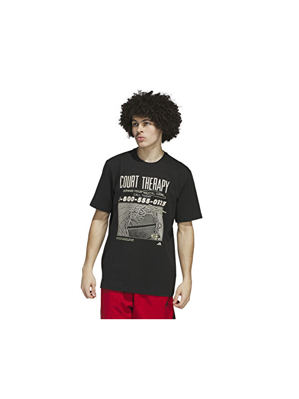 Adidas Sum Verb T Erkek Basketbol Tişörtü JI7097 Siyah
