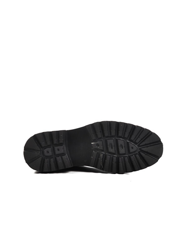 Siyah Floter Hakiki Deri Erkek Casual Ayakkabı Premium 140 M - Görsel 6