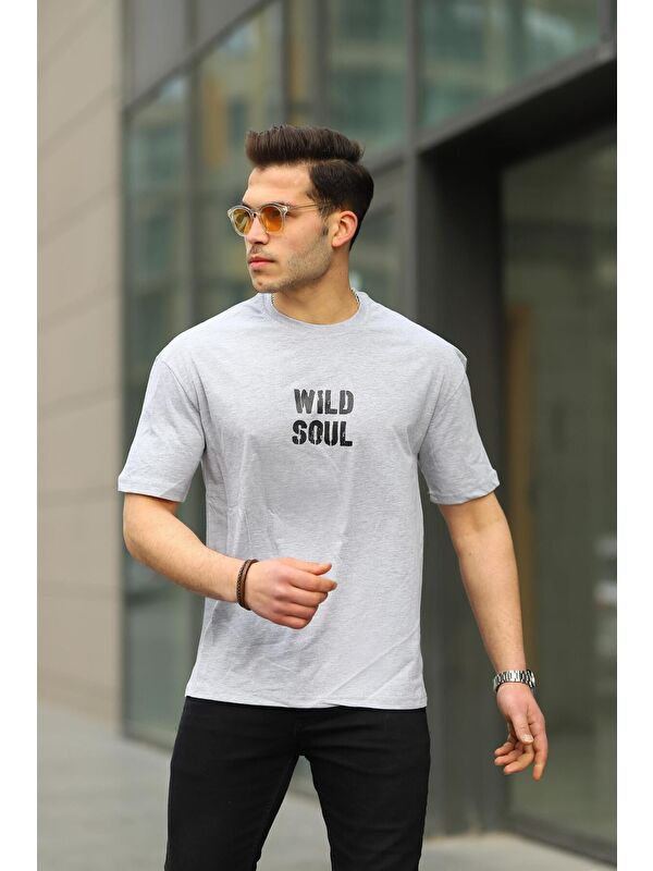 Comstar Erkek Wild Soul Baskılı Oversize Tshirt
