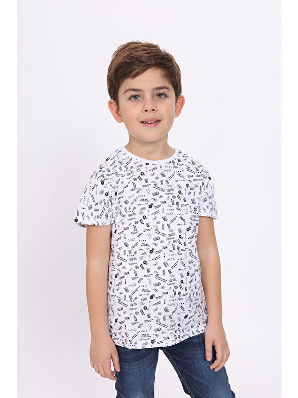 Toontoykids Erkek Çocuk Komple Baskılı Tişört