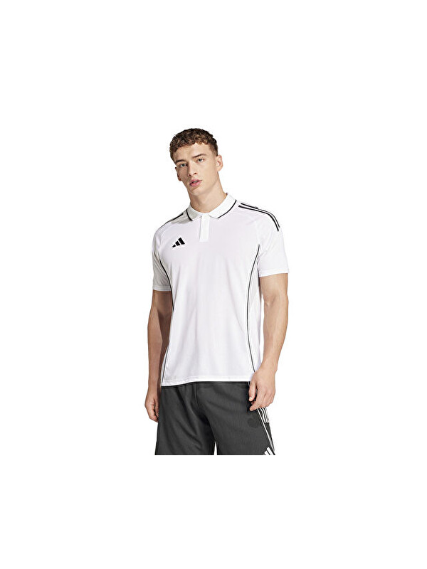 Adidas Tiro25C Erkek Futbol Polo Yaka Tişört JY1807 Beyaz