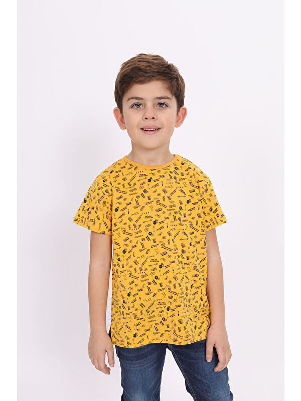Toontoykids Erkek Çocuk Komple Baskılı Tişört