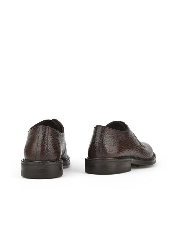 Erkek Hakiki Deri Ayakkabı 143986Z4131 Kahve - Görsel 4