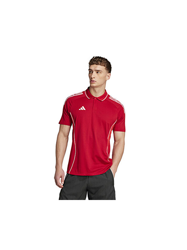 Adidas Tiro25C Erkek Futbol Polo Yaka Tişört JY1805 Kırmızı