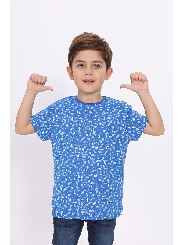 Toontoykids Erkek Çocuk Komple Baskılı Tişört