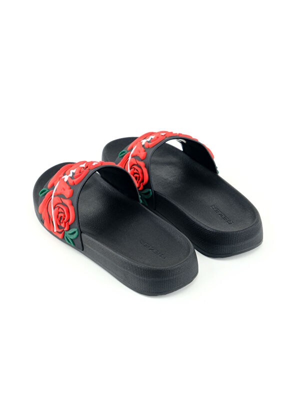 Kadın Yazlık Rahat Taban Ev Bahçe Günlük Terlik - Görsel 5