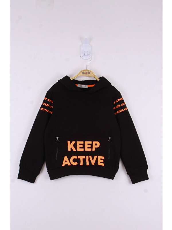 Toontoykids Erkek Çocuk Keep Active Baskılı Sweatshirt