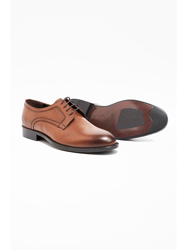 Taba Hakiki Deri Antik Bağcıklı Klasik Ayakkabı 1033240182 - Görsel 5