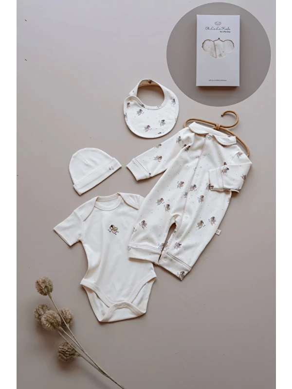 Oh La La Koala For Little Ones Peri Serisi 4lü Yenidoğan Set (0-3 Ay)