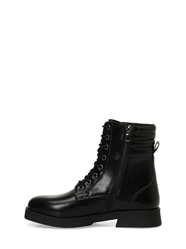 324106.Z 4PR Siyah Kadın Düz Bot - Görsel 4