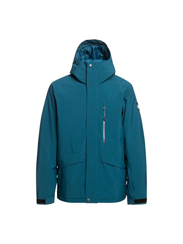 Quiksilver Mission Solid Jk Erkek Mavi Snowboard Ceketi