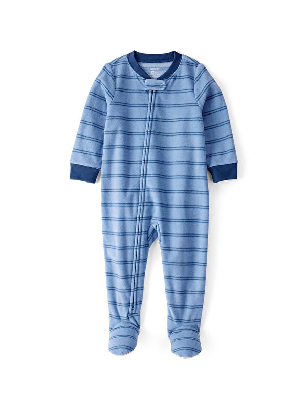 Carter's Erkek Çocuk Mavi Polar Tulum