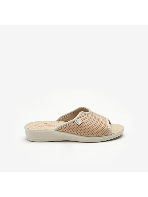 Fly Flot Kadın Terlik 83 429 FE CLOTH Beige