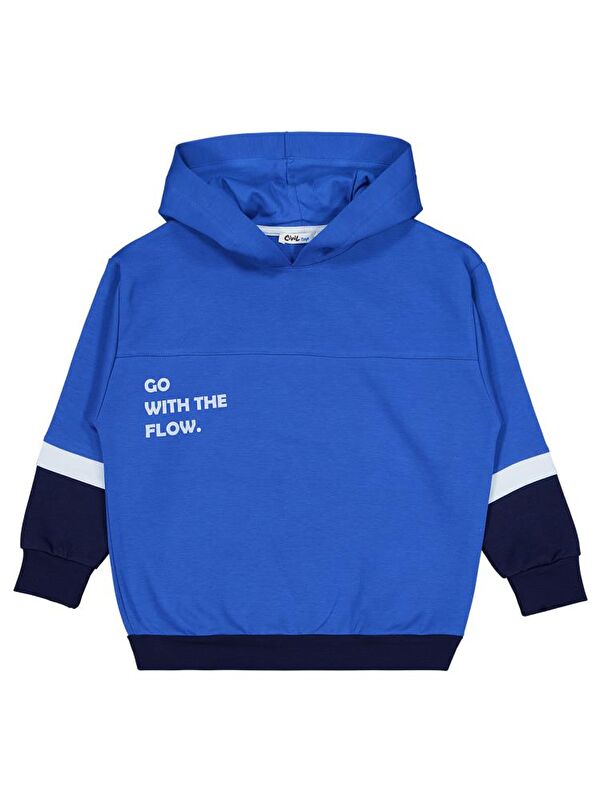 Civil Boys Go Wıth Baskılı 6-9 Yaş Sweatshirt
