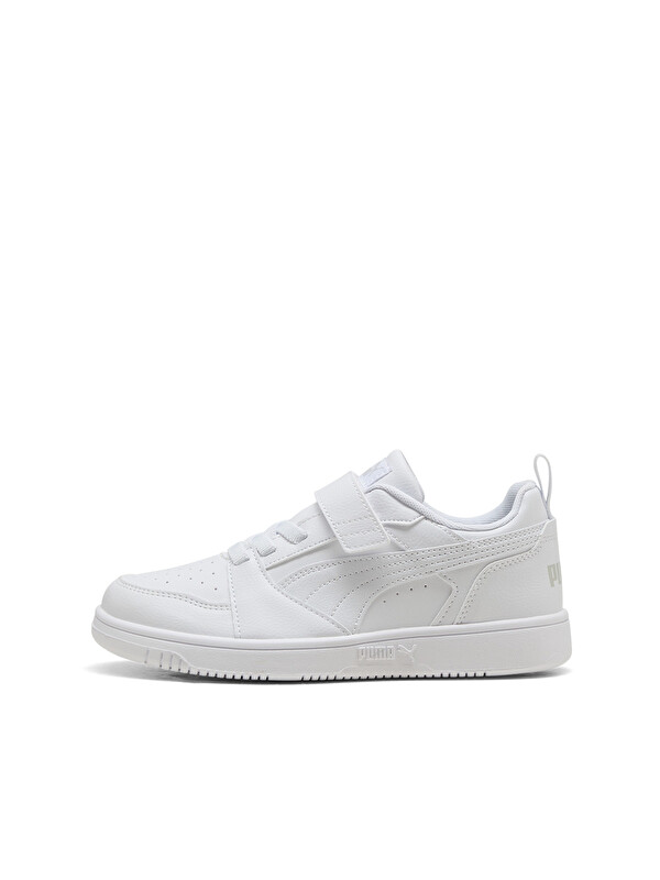 Puma Rebound V6 Lo Ac Çocuk Beyaz Sneaker
