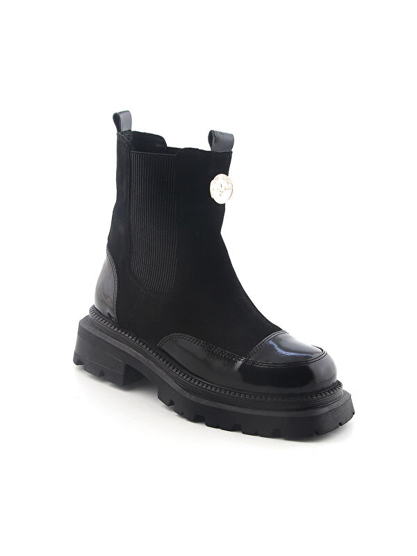 John May Kadın Bot RC-24K-001-R37506 SİYAH RUGAN- SİYAH NUBUK 295-317