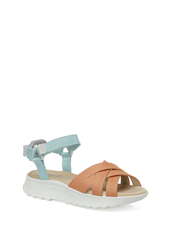 323603.Z 4FX Nar Çiçeği Kadın Kalın Taban Sandalet - Görsel 3