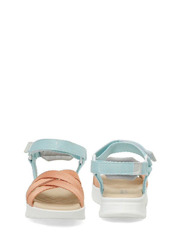 323603.Z 4FX Nar Çiçeği Kadın Kalın Taban Sandalet - Görsel 6