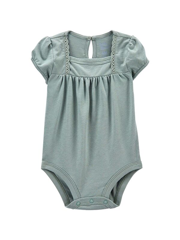 Oshkosh Kız Bebek Body Yeşil